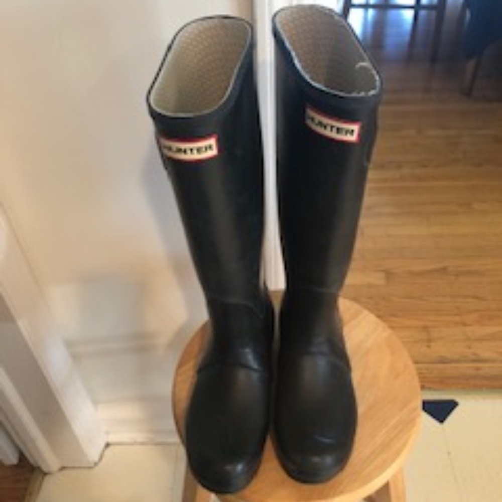 Women's Hunter Boots EU 38 - Matte Black